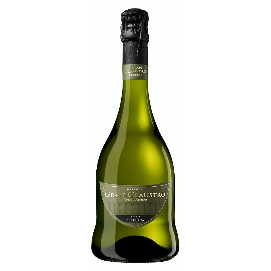 Кава виноград. Gran Claustro Perelada Brut nature Cava. Шампанское Испания Cava брют. Castillo Perelada, "Gran Claustro" Brut nature. Perelada вино игристое.