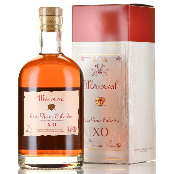 Кальвадос Менорвал Х.О. 0,7л. 40% подарочная упаковка