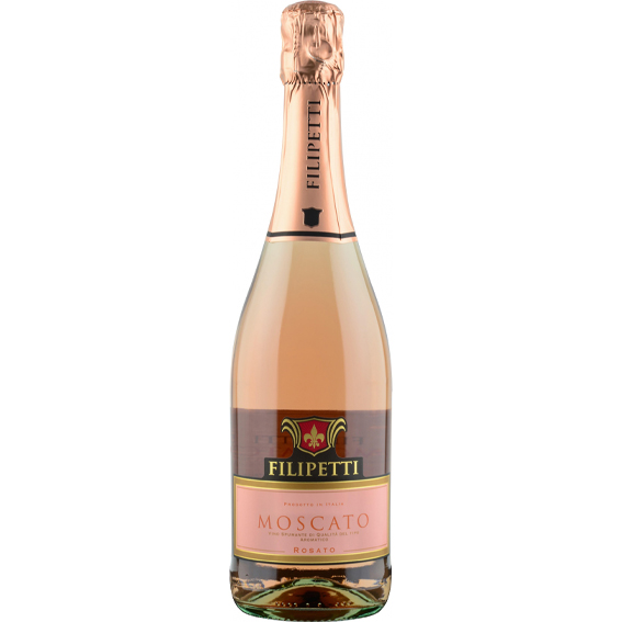 Москато Филипетти вино игристое роз. слад. 0,75л. 6,5%