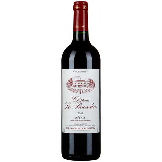 Вино Медок Шато ле Бурдьё Крю Буржуа кр. сух. 0,75л. 13,5%